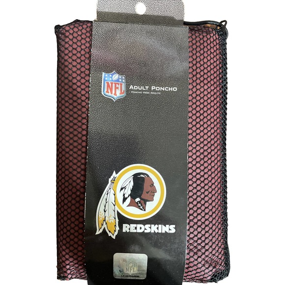 NFL Adult Poncho Washington Senators By Totes - Picture 1 of 2